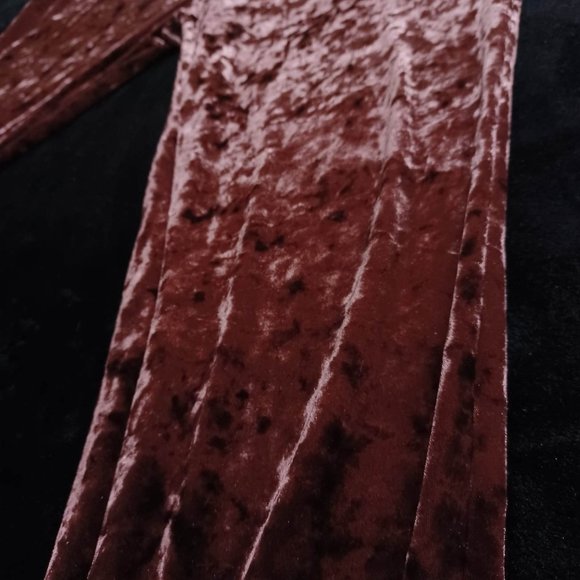 super soft! burgundy pants with pockets - Picture 4 of 8